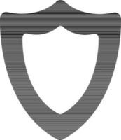 Security sign or symbol in flat style. vector