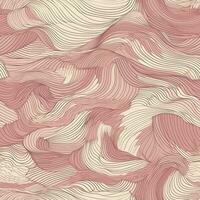 Seamless pattern with wavy scale texture, generate ai photo