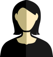 Black human icon, admin symbol png