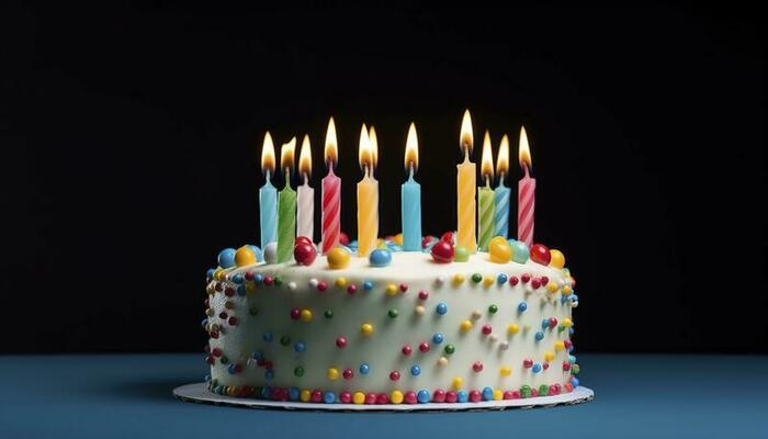Birthday Cake Candles Stock Photos, Images and Backgrounds for Free