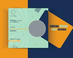 Social Media Post Design. vector