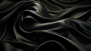 abstract background luxury cloth or liquid wave or wavy folds of grunge silk texture satin velvet material or luxurious Christmas background or elegant wallpaper design, background, generate ai photo