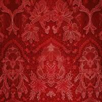 Red lace background , generat ai photo