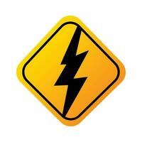 lightning sign, thunder sign, strom sign design vector