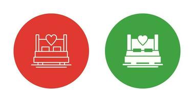 Double Bed Vector Icon