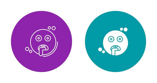 icono de vector de babeo