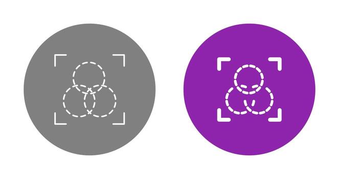 icono de vector de intersección
