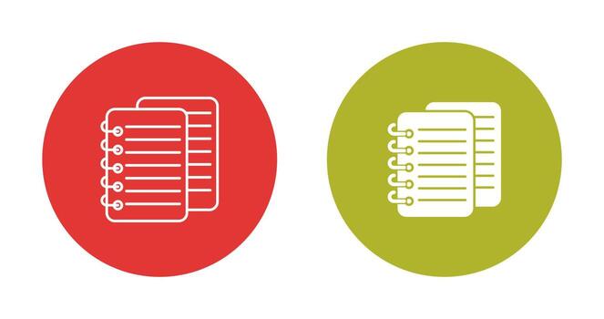 icono de vector de notas