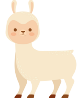 llama farm animal icon isolated png