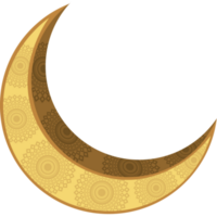 ícone de lua crescente png