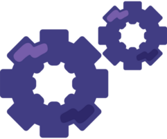 gears icon isolated png