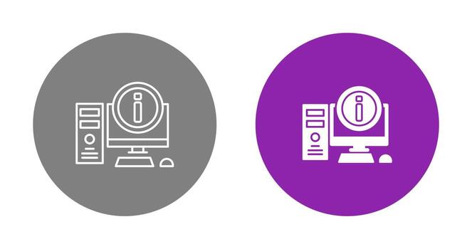 Computer Vector Icon