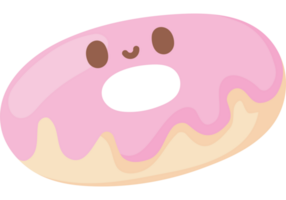 donut kawaii food png