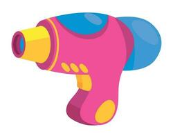 water pistol toy vector icon