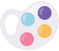 aquarelle palette desing et la créativité png