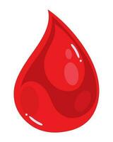 blood drop icon isolated design vector