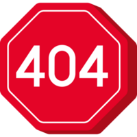 isolato Tech errore 404 cartello icona png