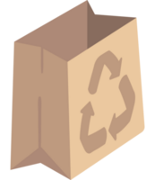 recyceln Tasche ökologisch Nachhaltigkeit Symbol isoliert png