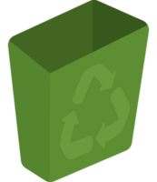 recycle ecologie bak duurzaamheid icoon geïsoleerd png