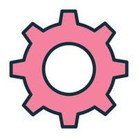 gear industry mechanics icon isolated vector