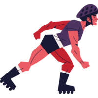 man on skates png