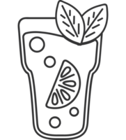 Zitrone Cocktail Symbol png