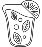cocktail with lemon png