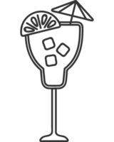 Cocktail eben isoliert png