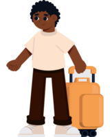 boy with suitcase png