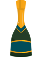 icono de botella de champán png