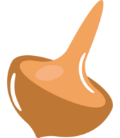 spinning top wood toy png