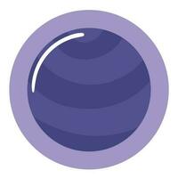 purple planet space vector