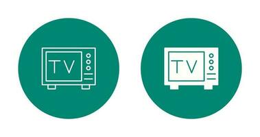 icono de vector de tv