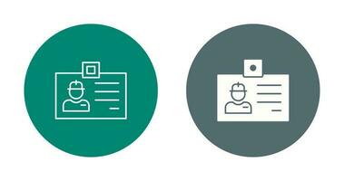 Identity Card Vector Icon