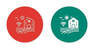 Smart Farm Vector Icon