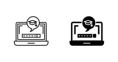Digital Learning Vector Icon