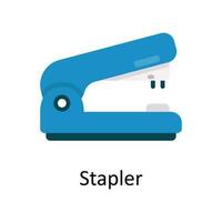 Stapler Vector  Flat Icon Design illustration. Education and learning Symbol on White background EPS 10 File