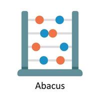Abacus Vector  Flat Icon Design illustration. Education and learning Symbol on White background EPS 10 File