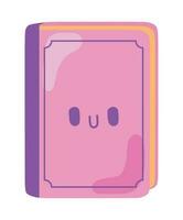 linda libro icono vector