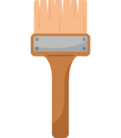 wooden reapir brush tool icon isolated png