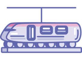 trein reis en reizen geïsoleerd icoon png