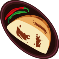 indio comida tradicional aislado icono png