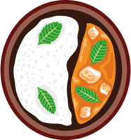 indian food recipe isolated icon png