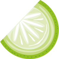 rebanada limón aislado icono diseño png