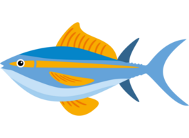 tropical poisson icône isolé conception png