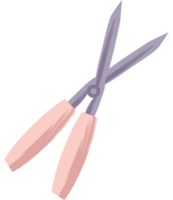 gardening scissors tool icon isolated png