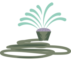 irrigation hose gardening icon isolated png