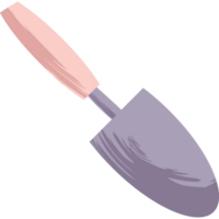 gardening shovel icon isolated style png