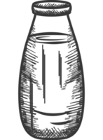 Milch Flasche Symbol isoliert Design png