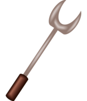 Gabel Utensil Symbol isoliert Weiß Hintergrund png